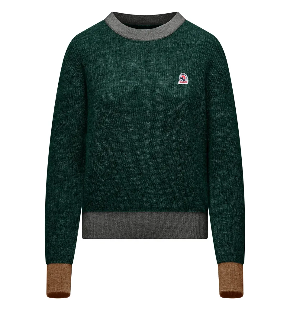 Invicta rundhals sweater dame alpaka uld