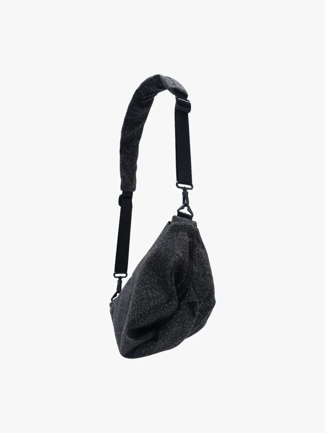 côte&ciel Orne crossbody taske 9,5L antracit tweed