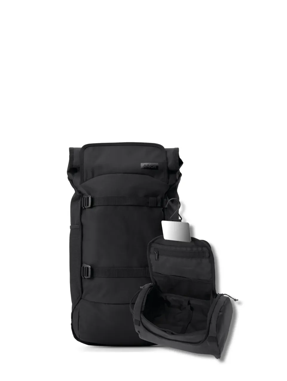 Aevor Trip Pack Black Eclipse rygsæk sæt toilettaske