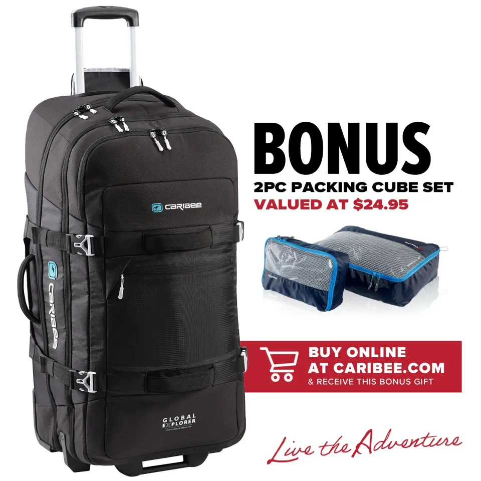 Caribee Global Explorer V2 125L rejsetaske hjul