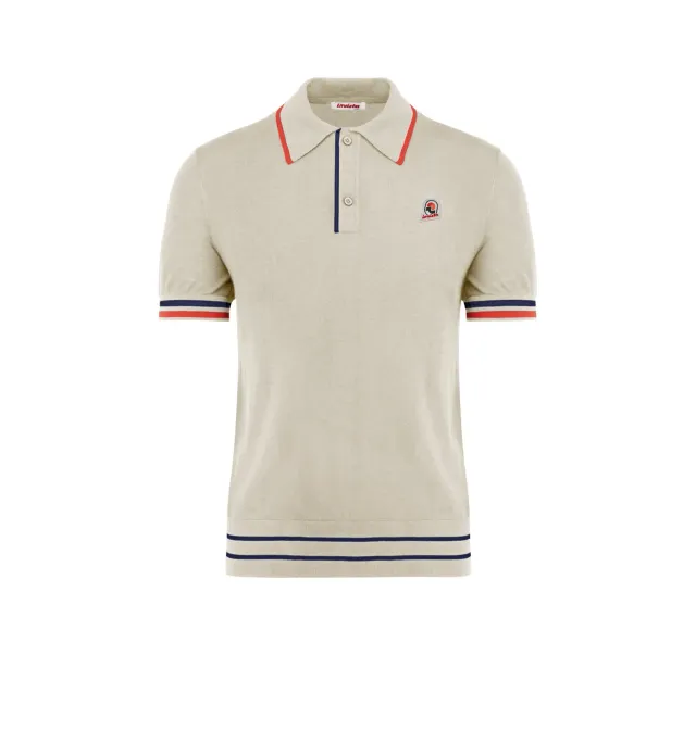 Invicta polo herre strik lyocell hvid