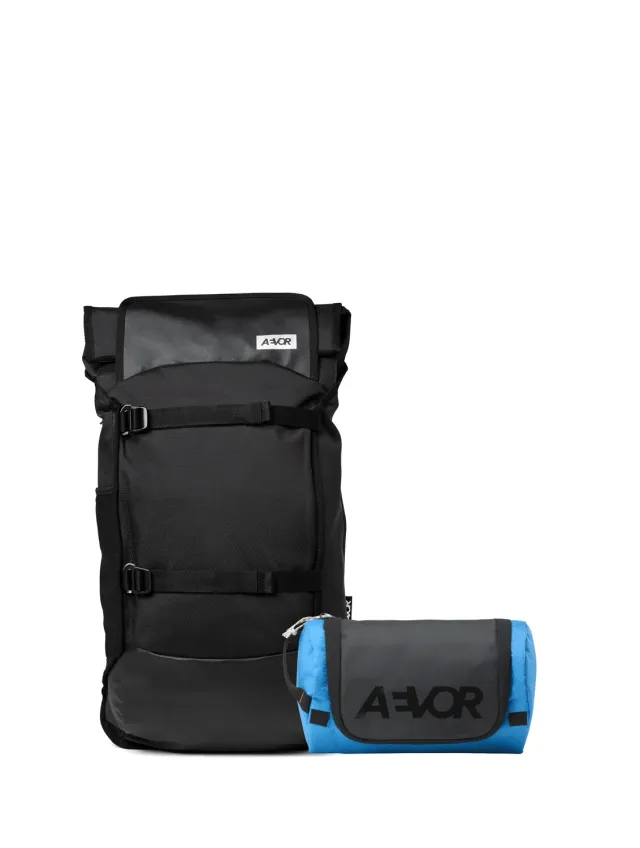 Aevor Trip Pack + Wash Pack rygsæk sæt rolltop