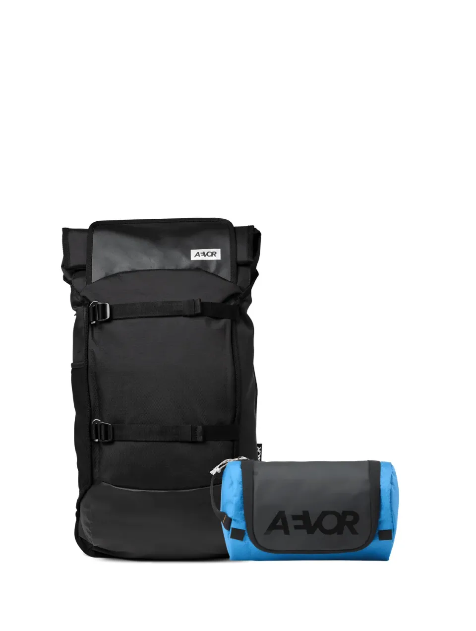 Aevor Trip Pack + Wash Pack rygsæk sæt rolltop