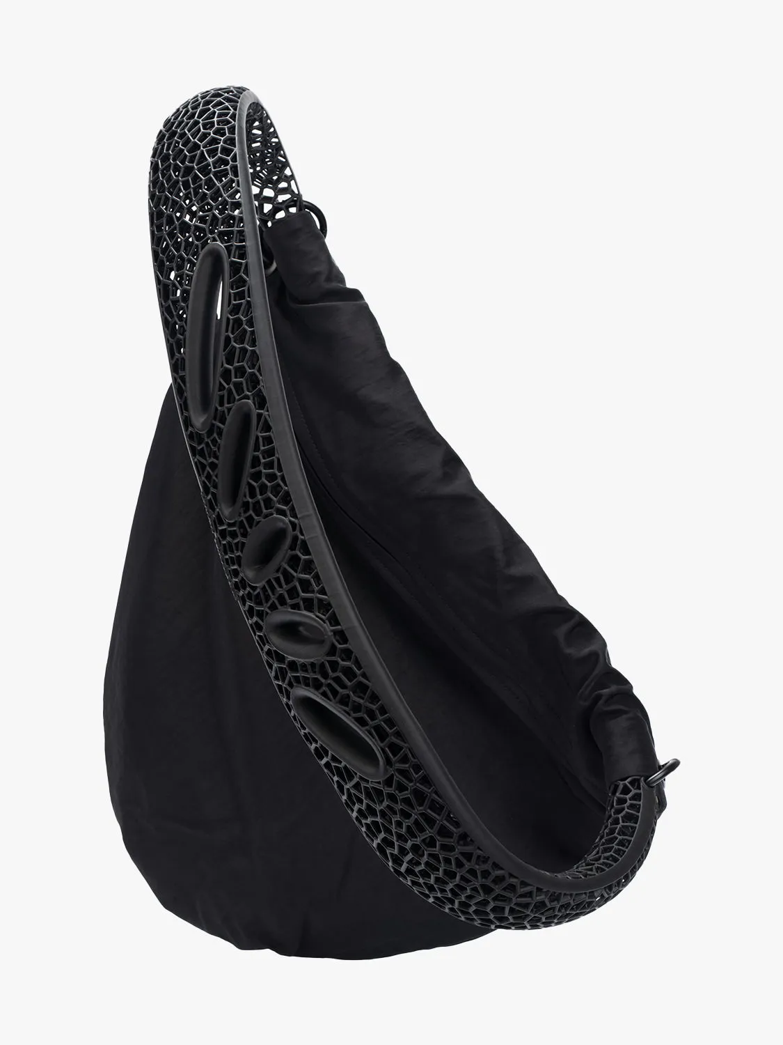 côte&ciel Nebula Aliveform skuldertaske sort 3D-rem