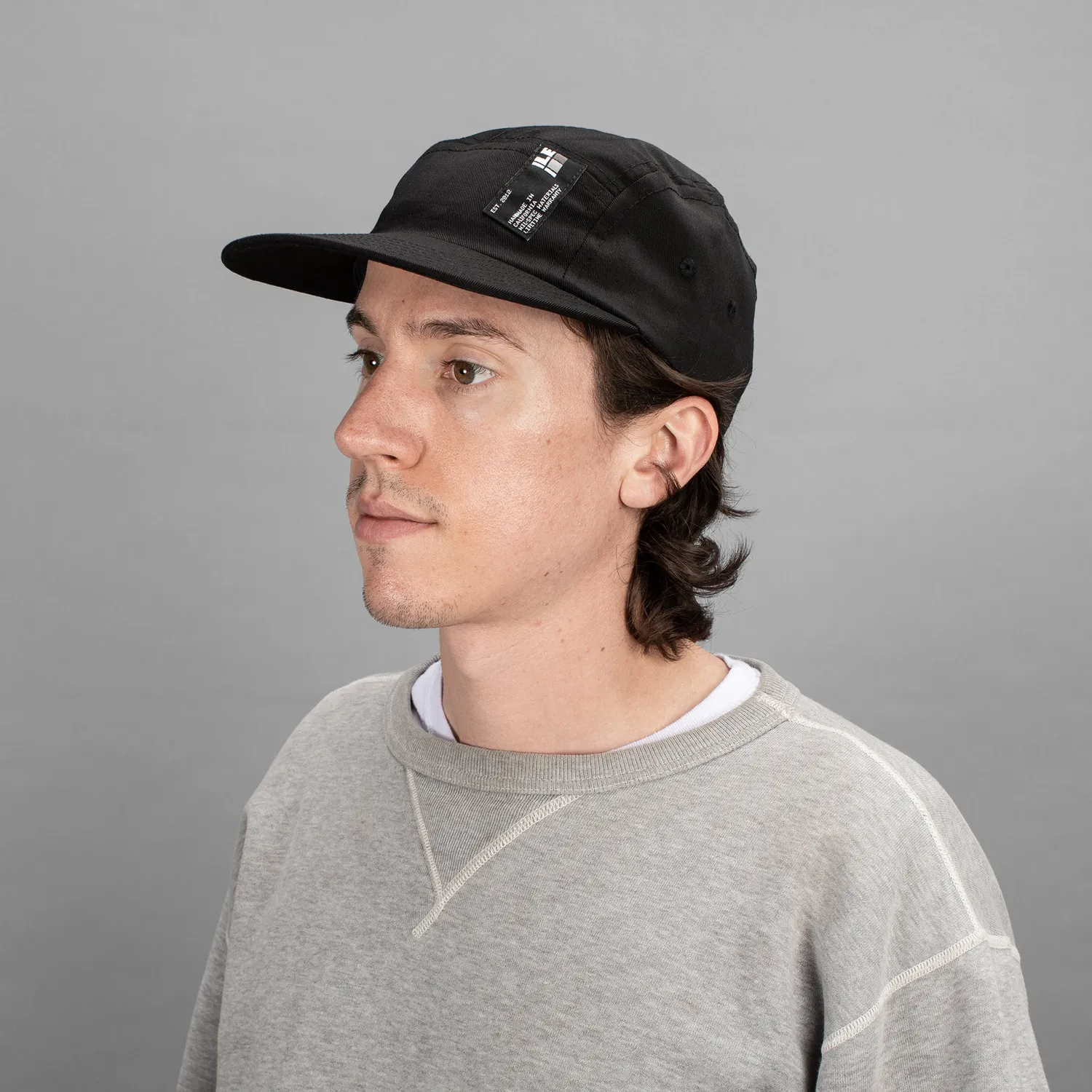 Inside Line Equipment Logo Hat kasket 5-panel sort twill