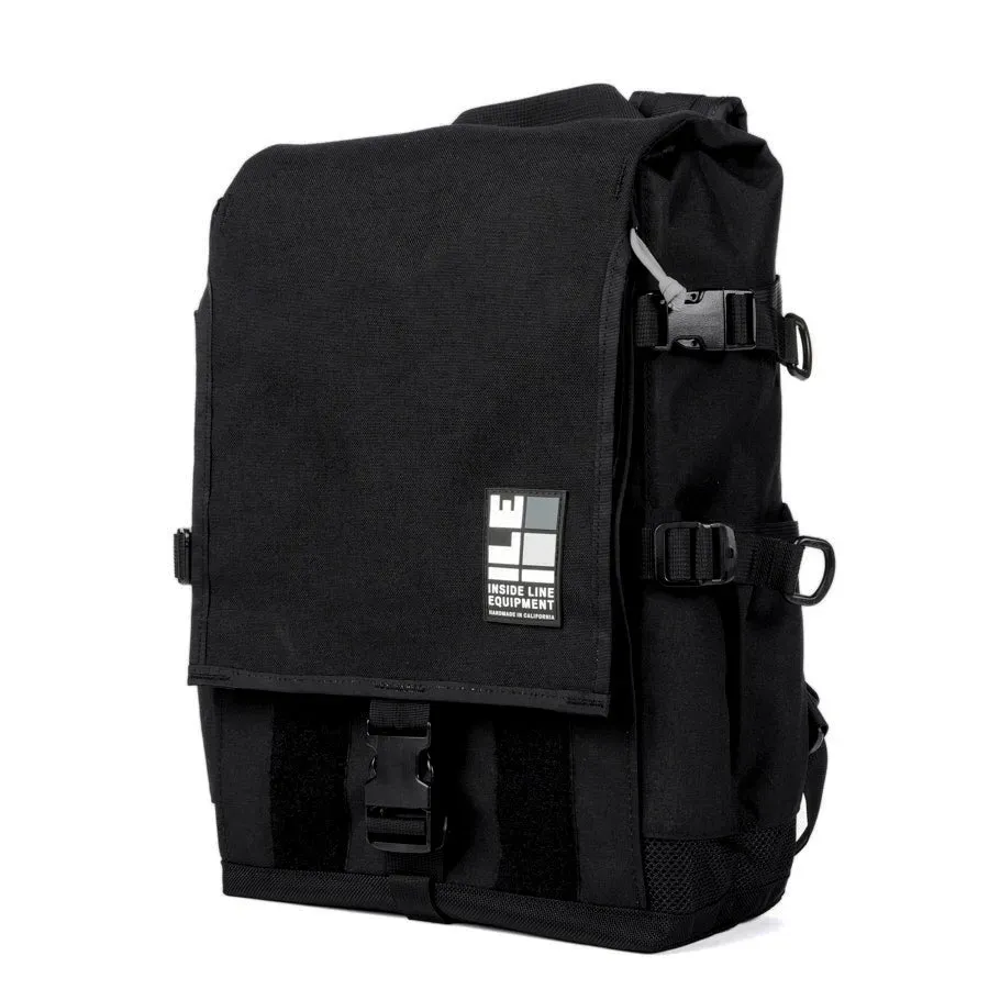 Inside Line Equipment Flaptop Mini rygsæk 21L Black Cordura laptop