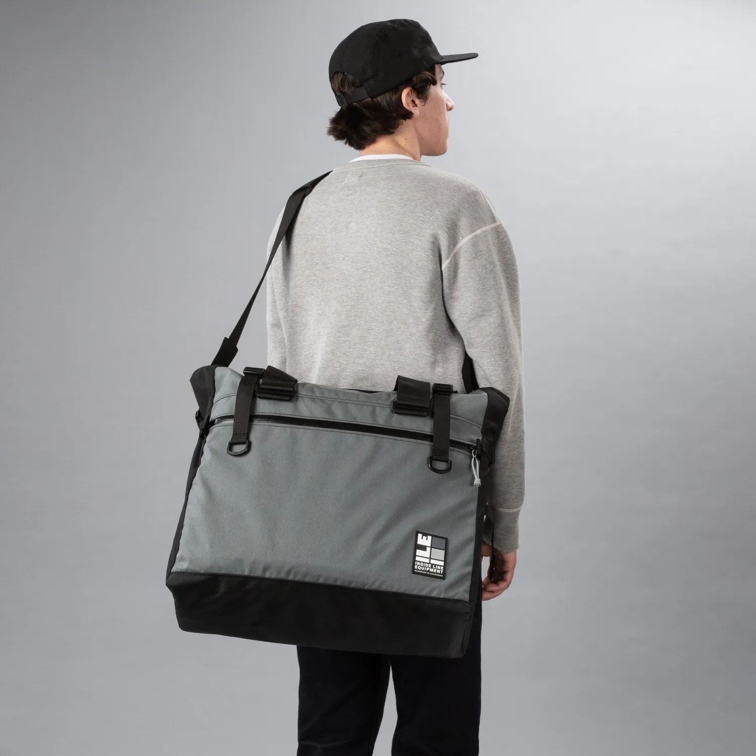 Inside Line Equipment Roll-Top Duffle rejsetaske 40L sort