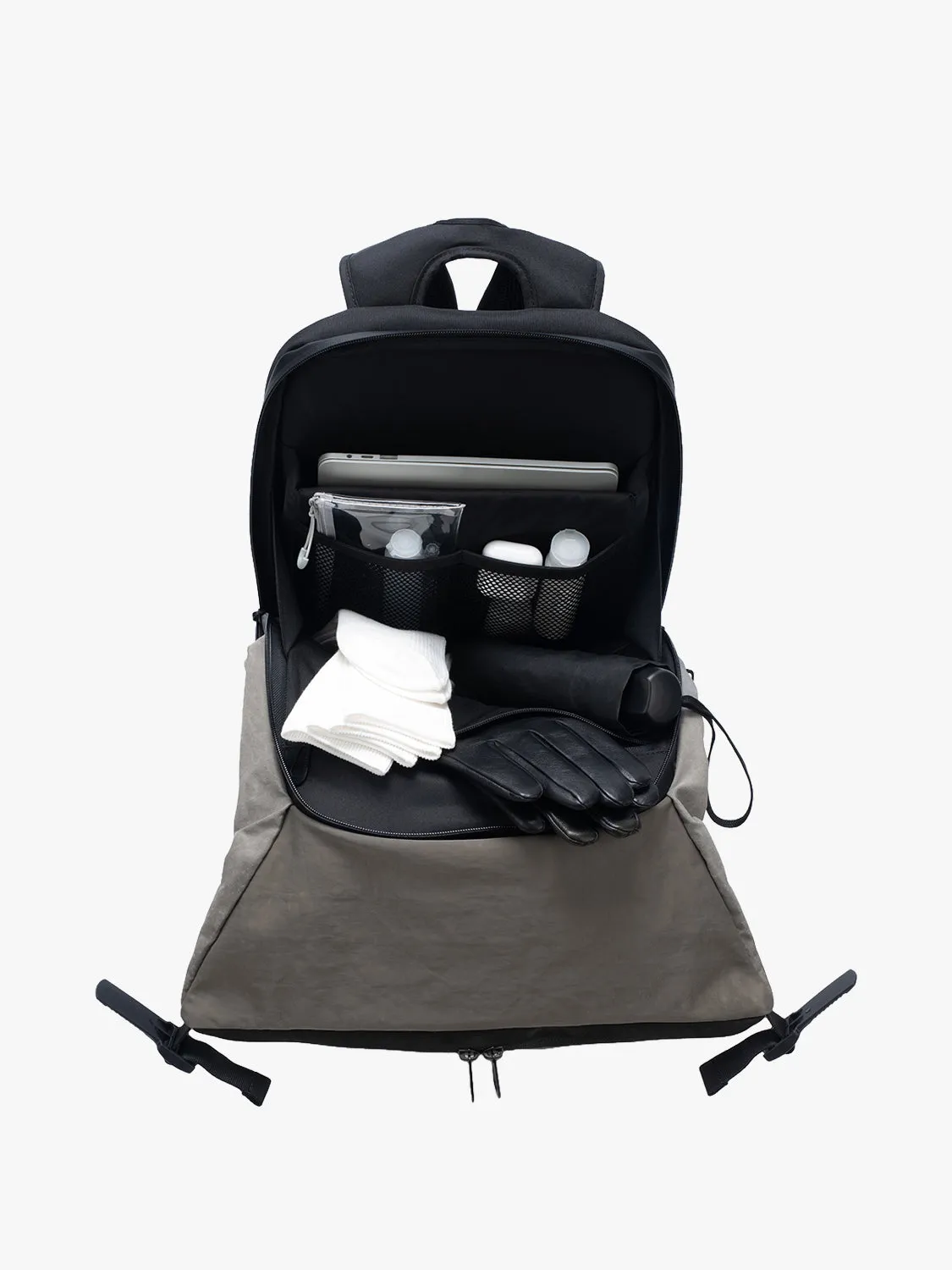 côte&ciel Nile S Reflective rygsæk taupe 23L