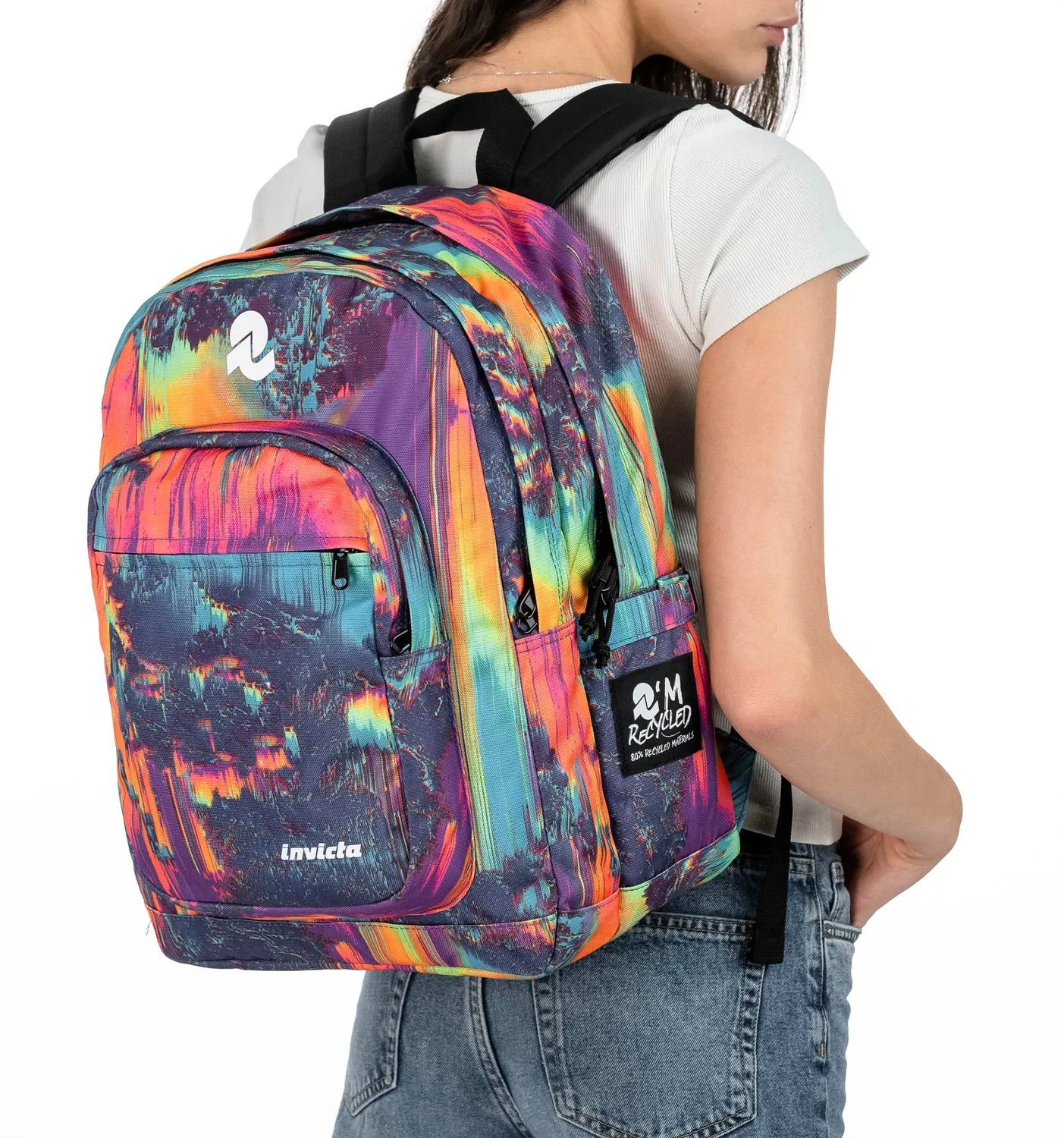 Invicta Jelek Fantasy rygsæk 34 liter multicolor
