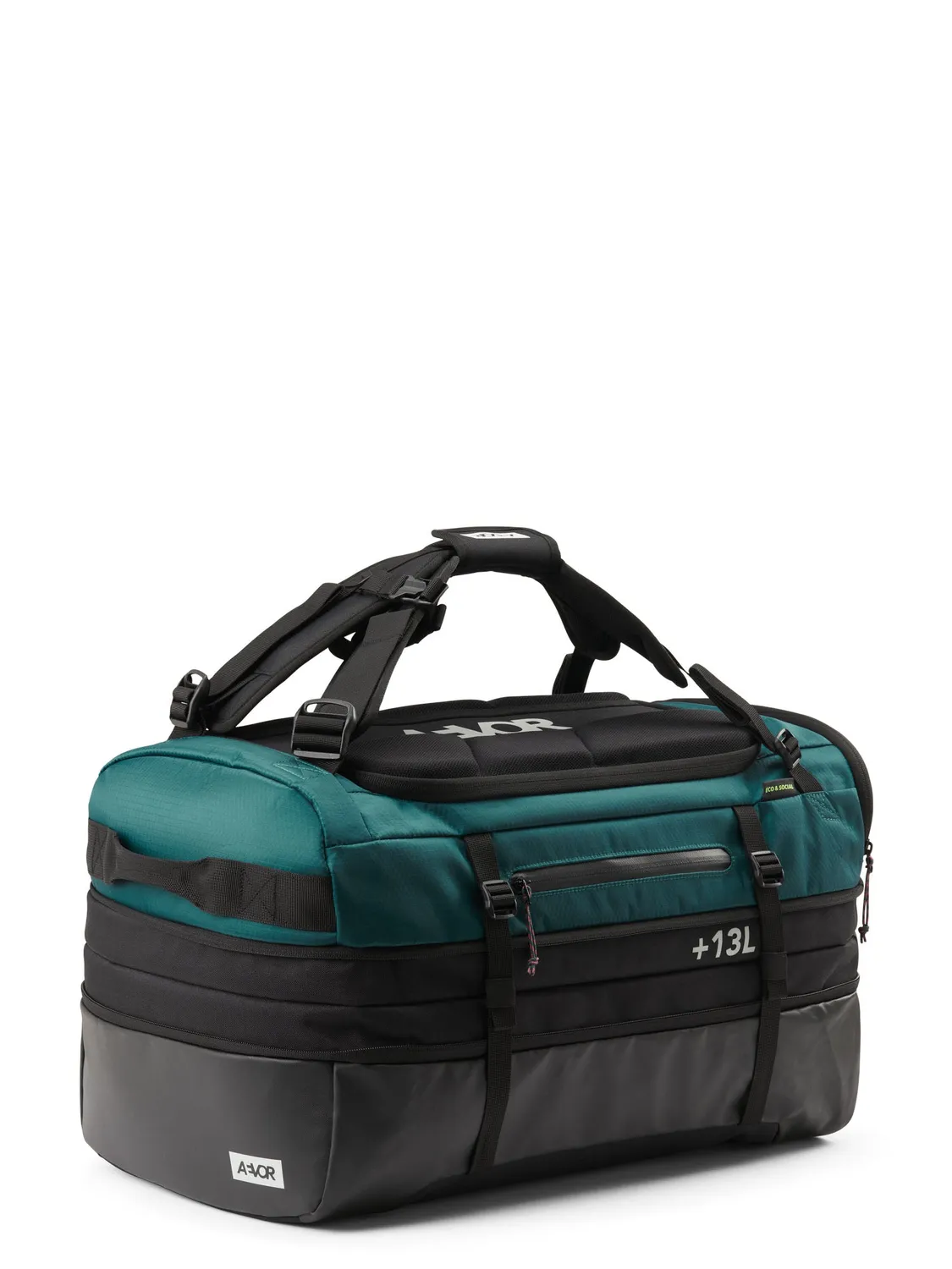 Aevor Duffel Pack Proof Evergreen duffel rygsæk 47-60 liter
