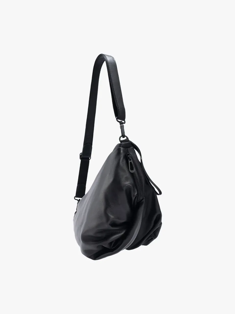 côte&ciel Orne Alias crossbody Black 6L læder