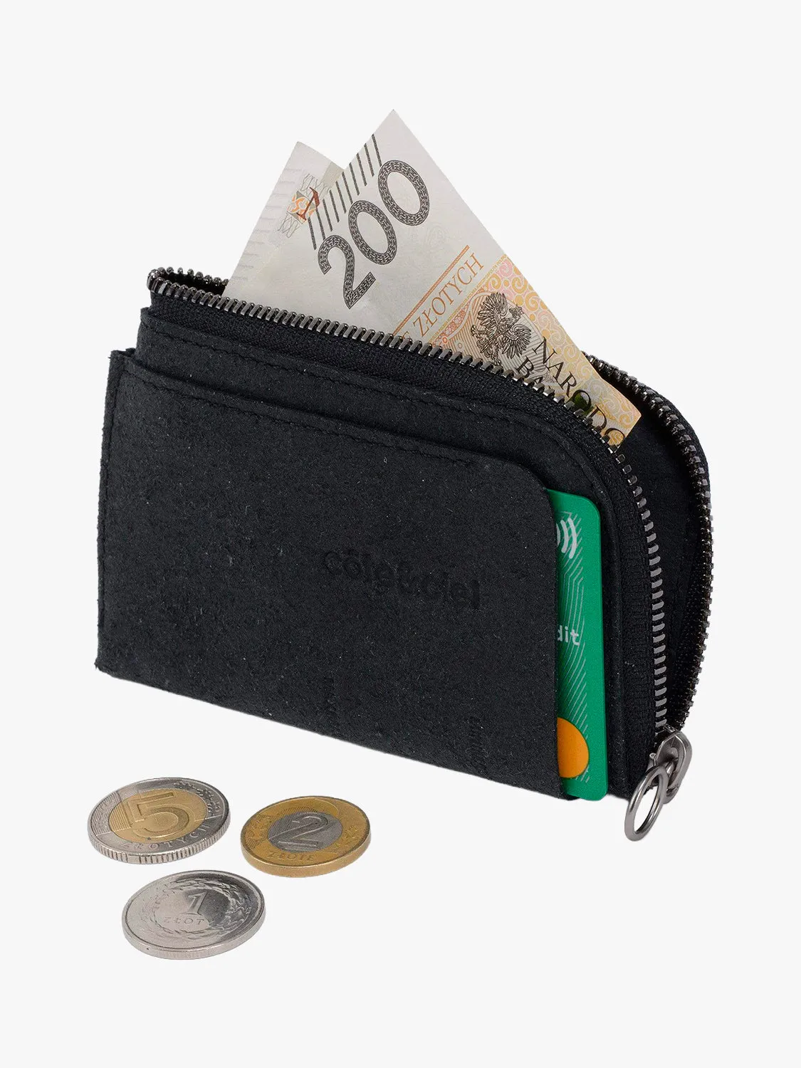 côte&ciel Zippered Wallet pung genbrugslæder