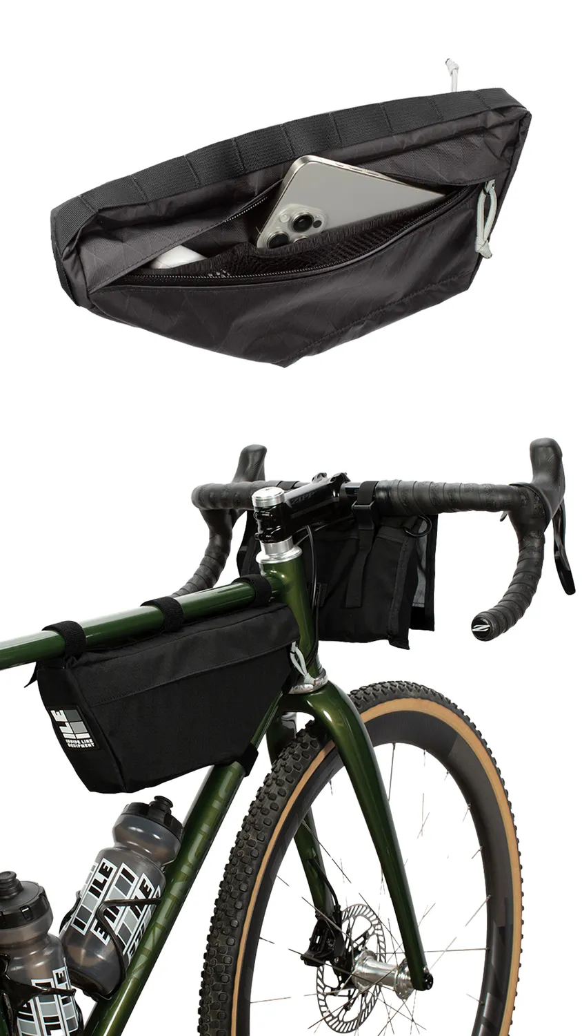 Inside Line Equipment Frame Bag cykeltaske sort