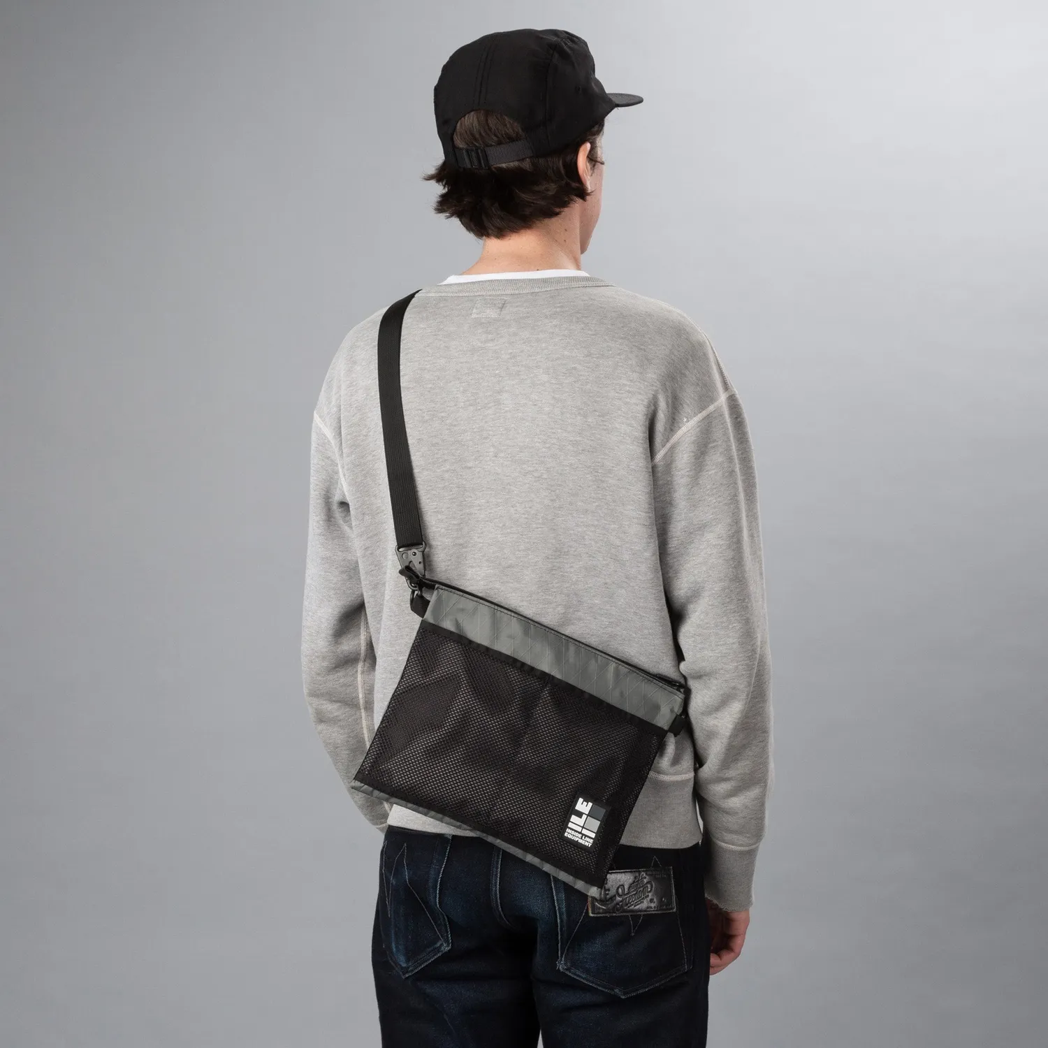Inside Line Equipment Utility Organizer skuldertaske Black Cordura slank