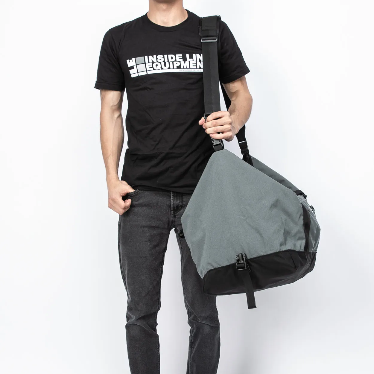 Inside Line Equipment Arid Duffle 52L duffelbag Black Cordura vejrbestandig
