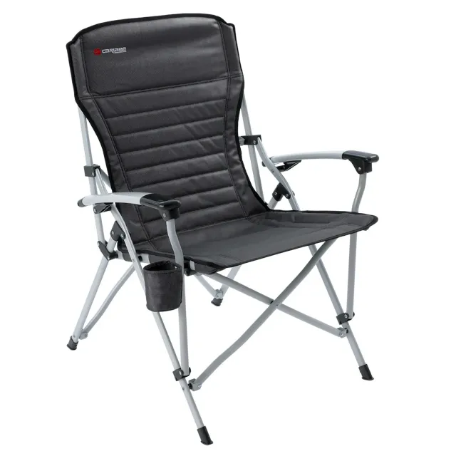 Caribee Crossover campingstol sort 150 kg polstret