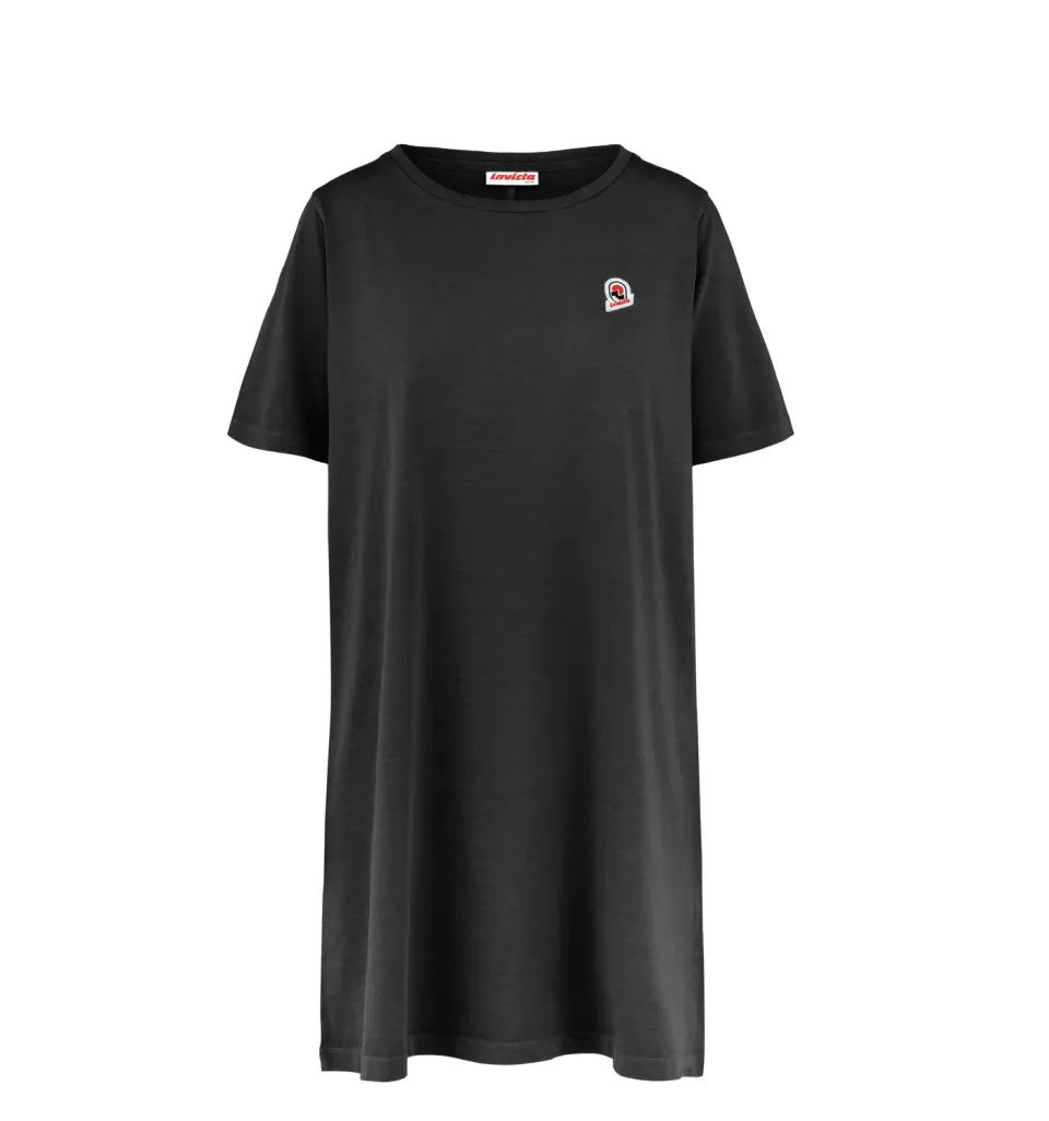 Invicta dame t-shirt lang bomuld faded