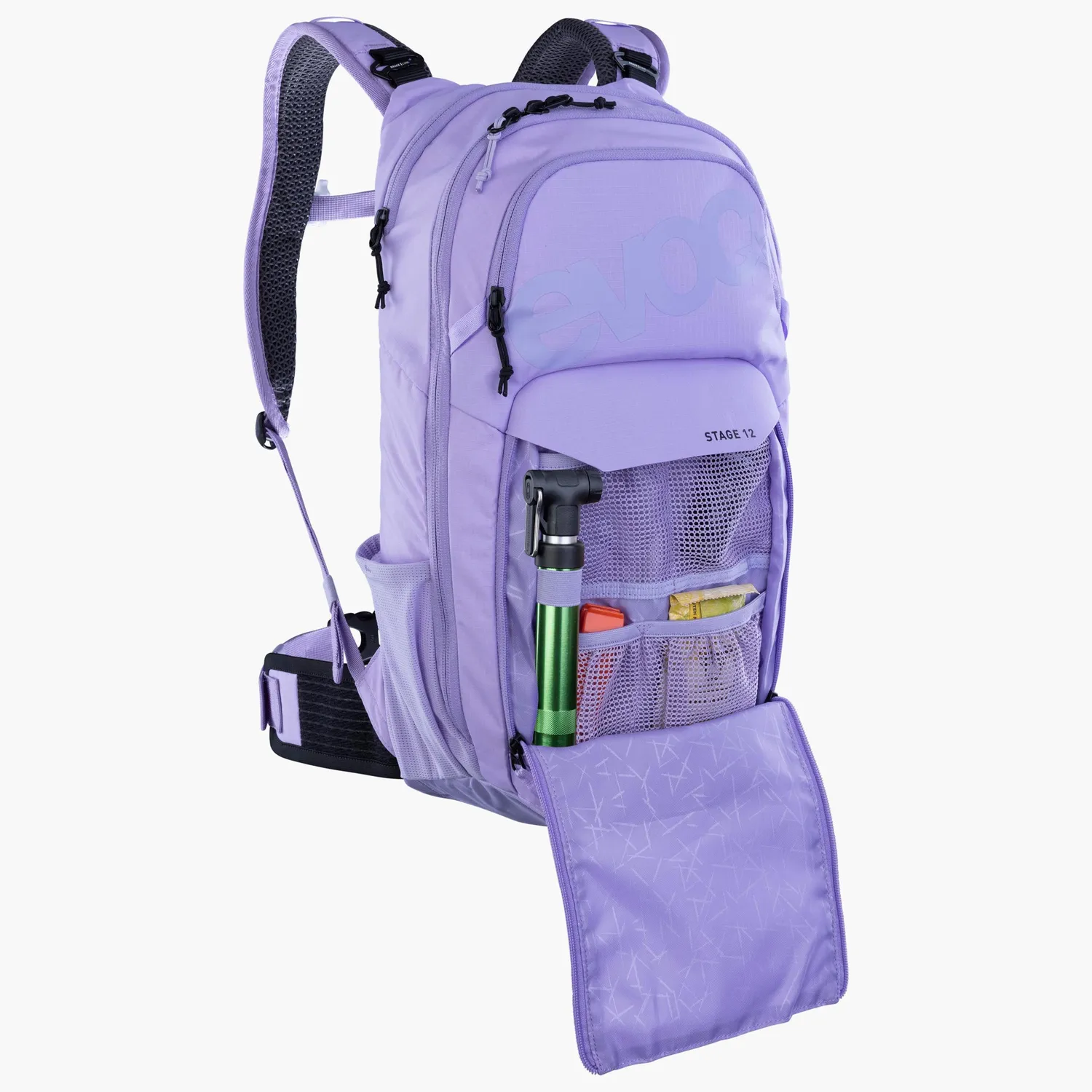 Evoc Stage 12 rygsæk 12 liter purple rose enduro