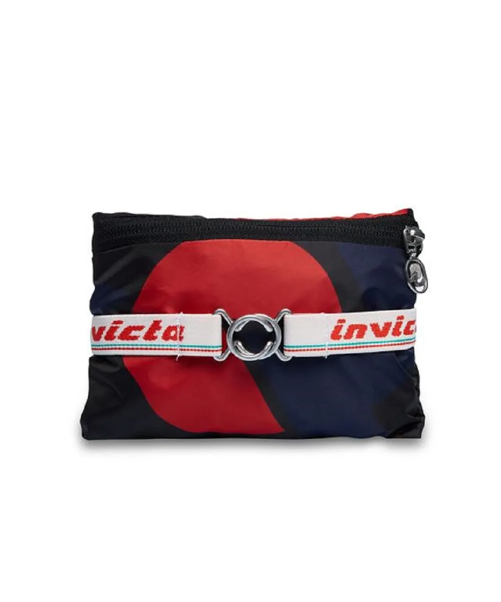 Invicta Minisac Graphic minirygsæk Logo Stripes Blue foldbar