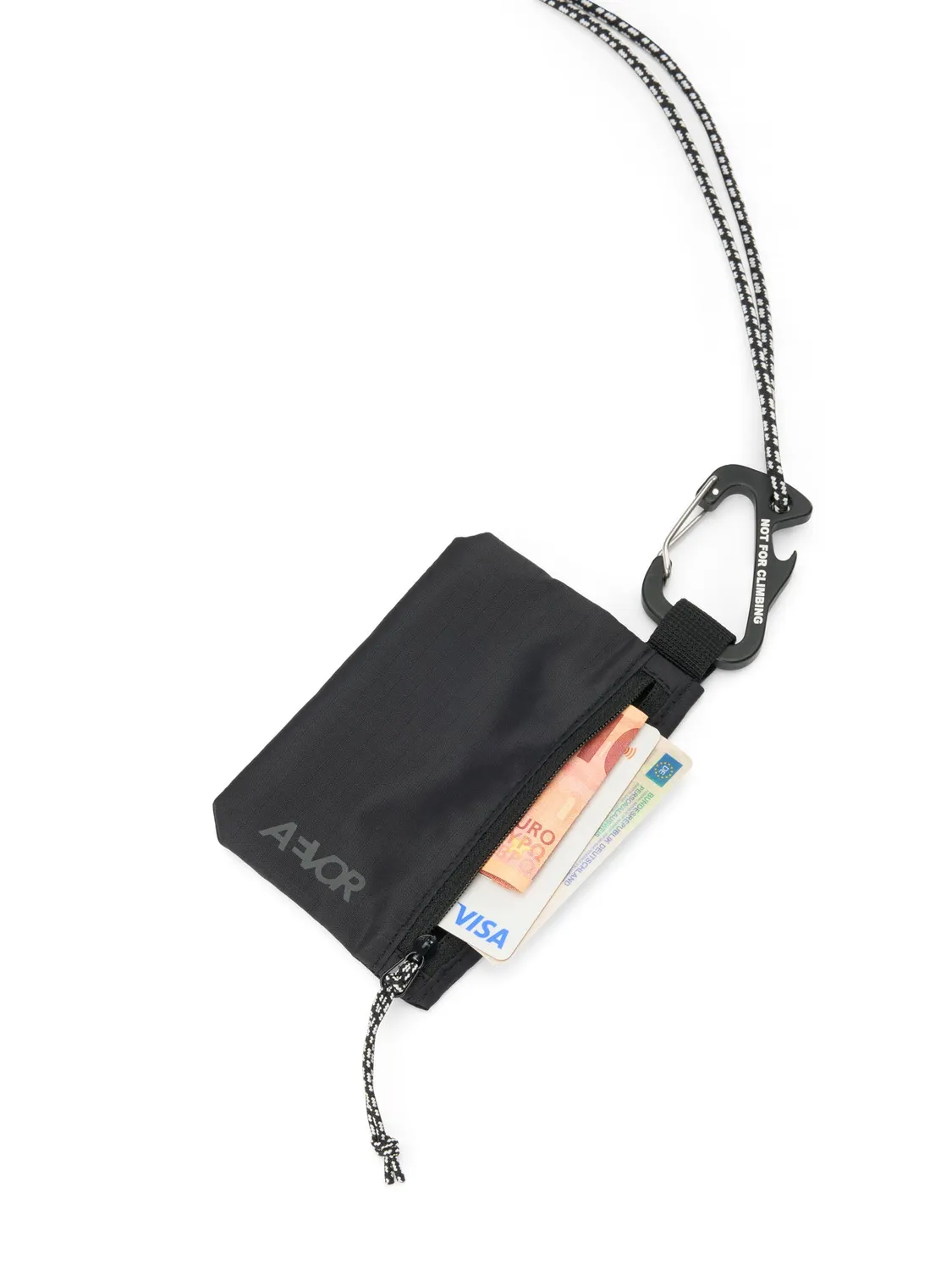 Aevor Explore Wallet 2.0 pung Ripstop Black kompakt