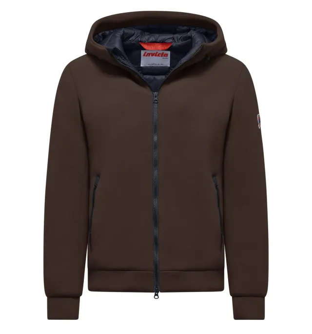 Invicta herre hættejakke fleece spacer