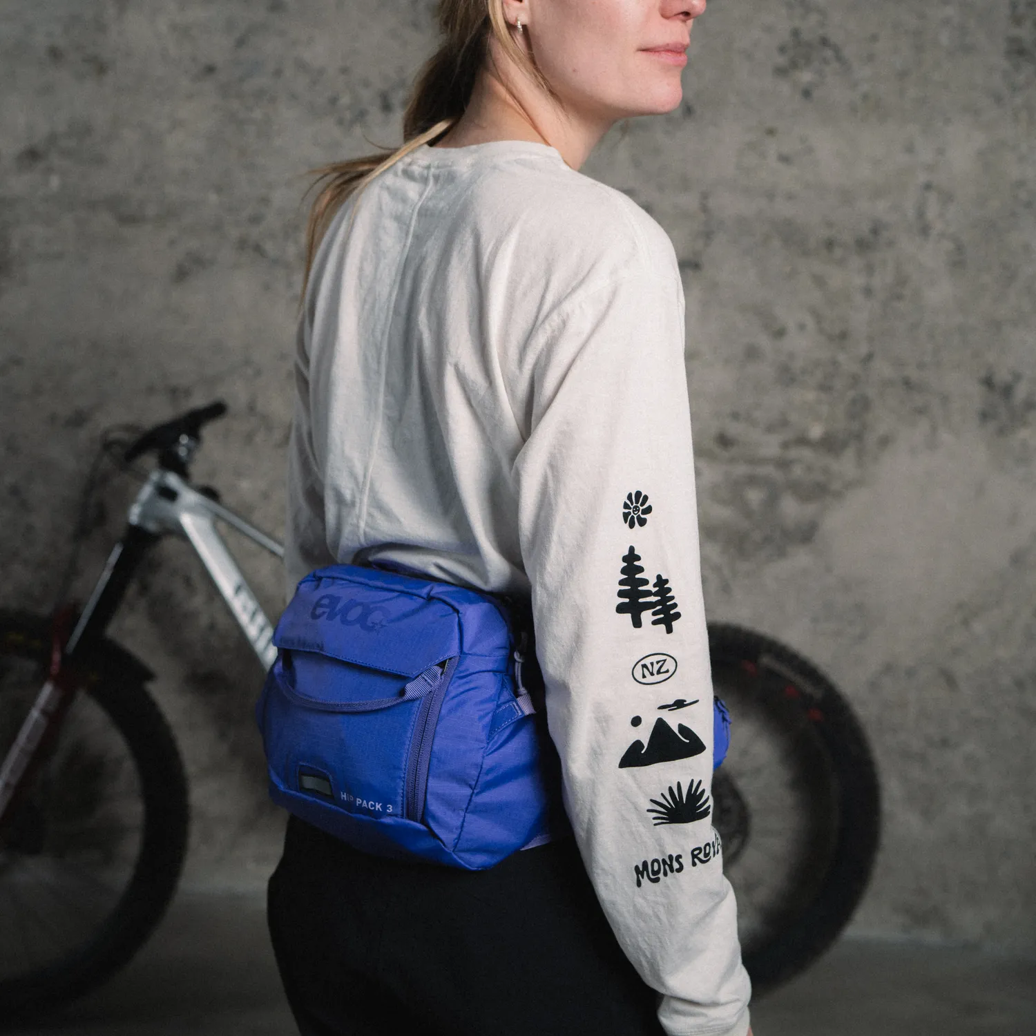 Evoc Hip Pack 3 hoftetaske 3 liter med drikkeblære 1,5 L