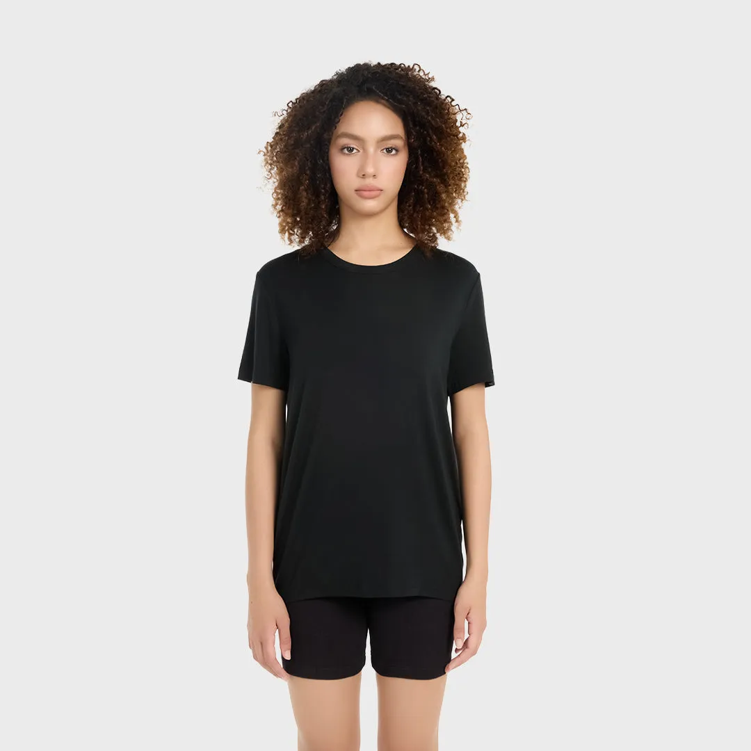 Cabin Zero Ultralight Travel T-shirt sort merino lugtfri