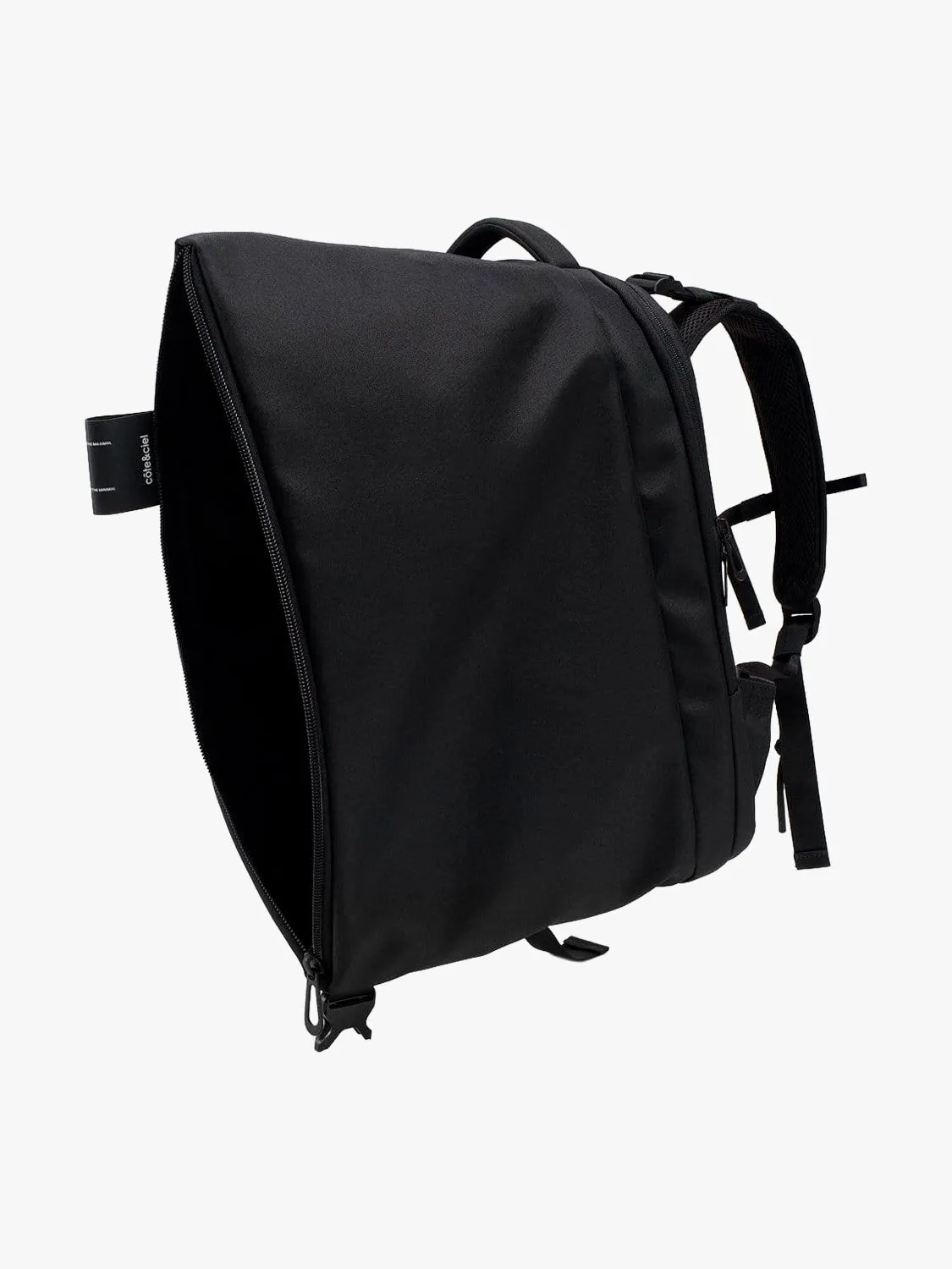 côte&ciel Isar Air Black rygsæk 5L laptop 15-16" udvidelig
