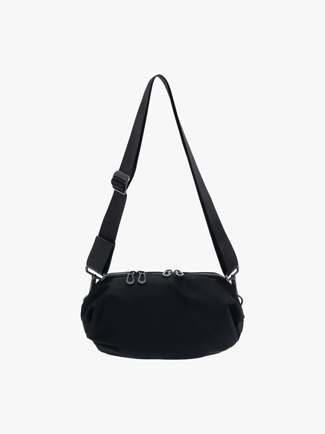 côte&ciel Mesta Onyx Black crossbody taske 4L sort