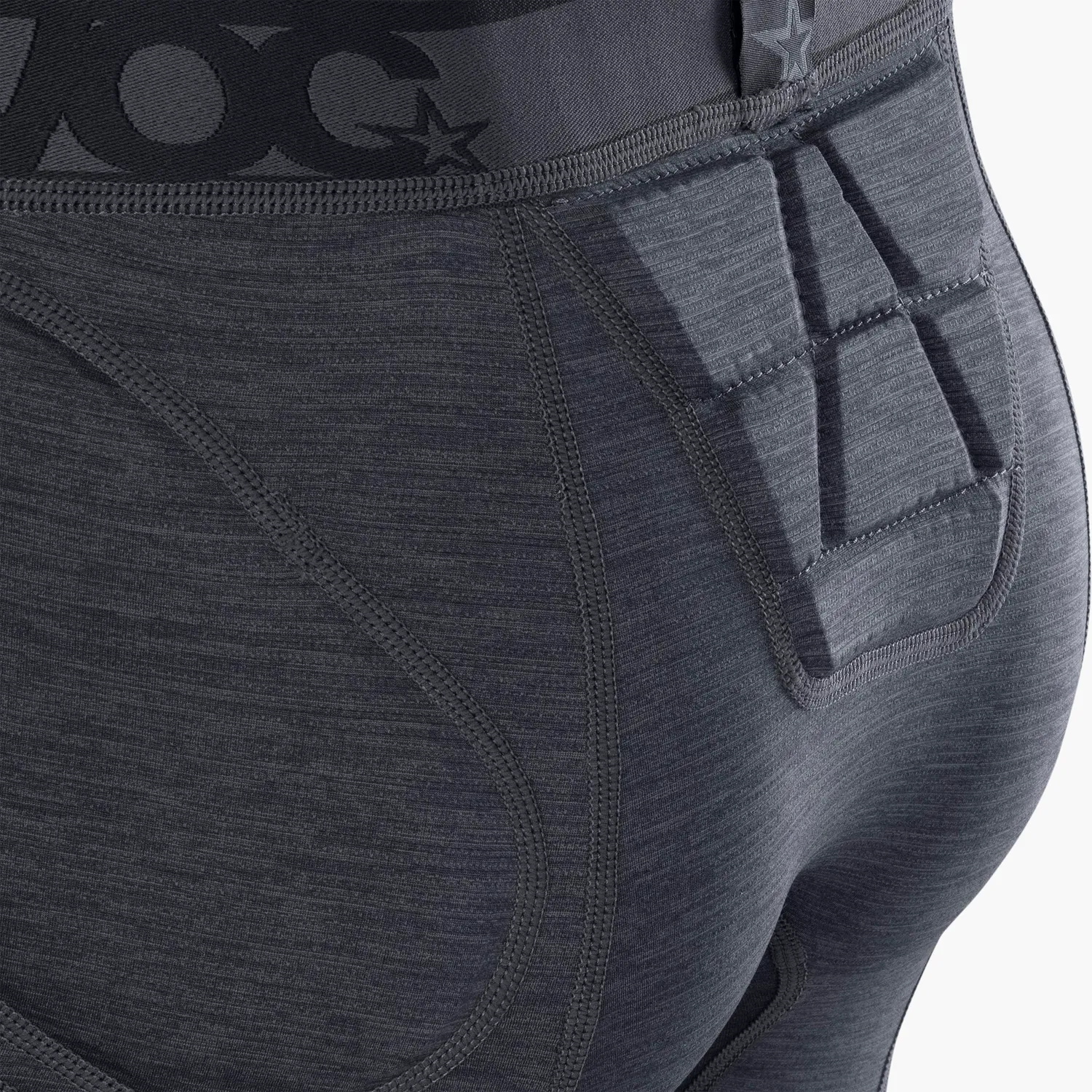 Evoc Crash Pants beskyttelsesbukser carbon grey