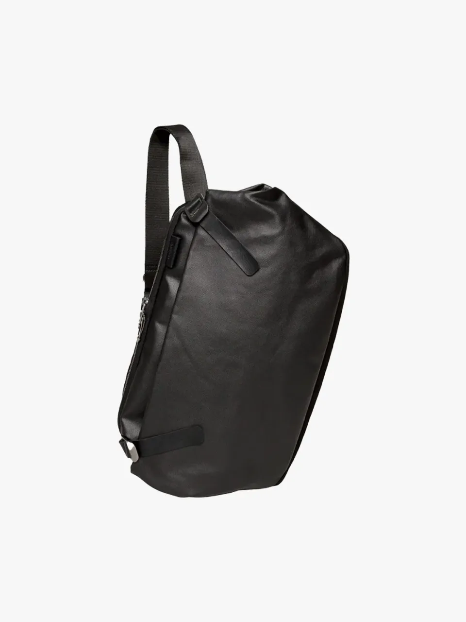 côte&ciel Riss Coated Canvas Black skuldertaske sort vandafvisende