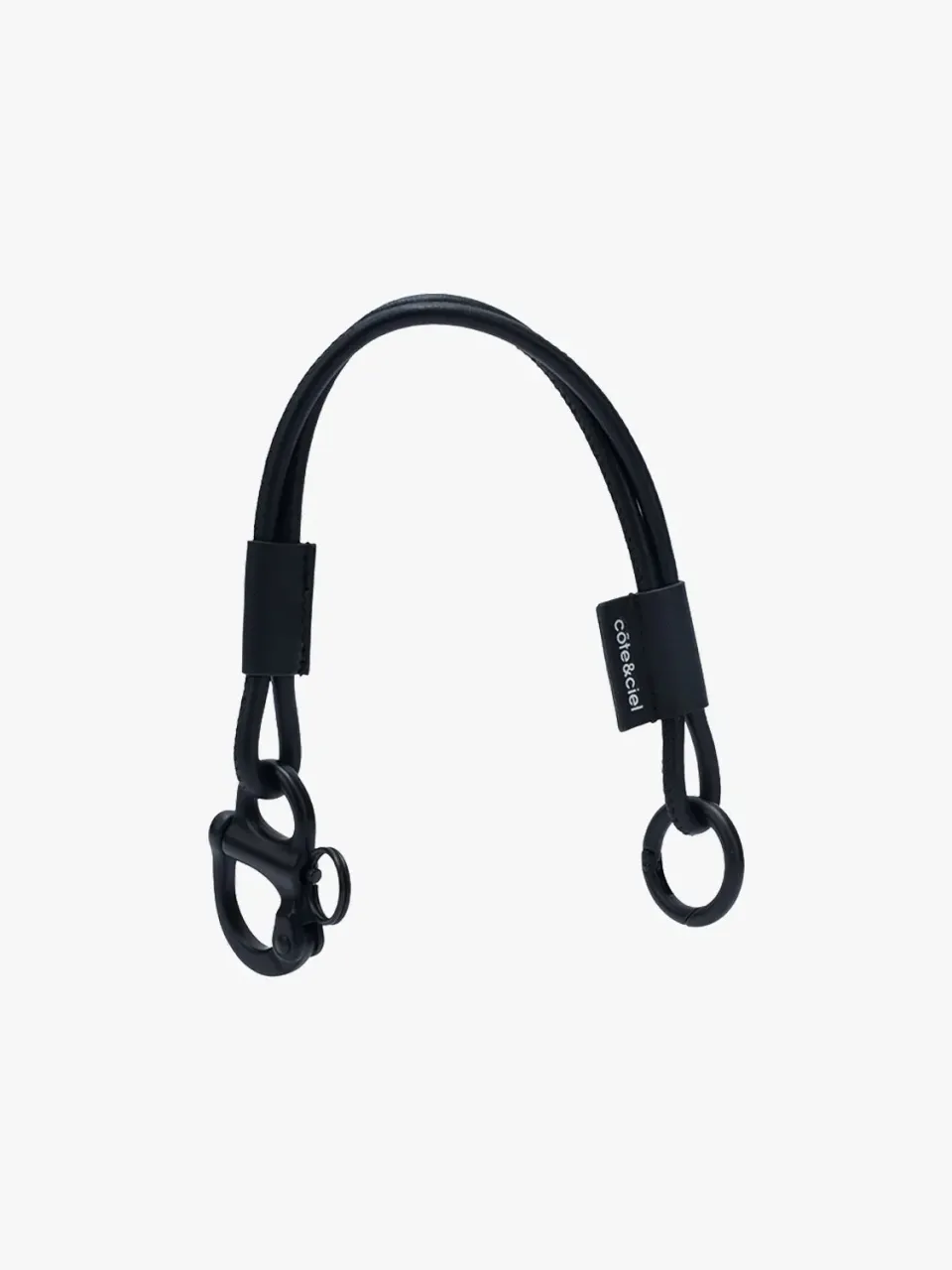 côte&ciel LetGo Cord S nøglesnor sort læder