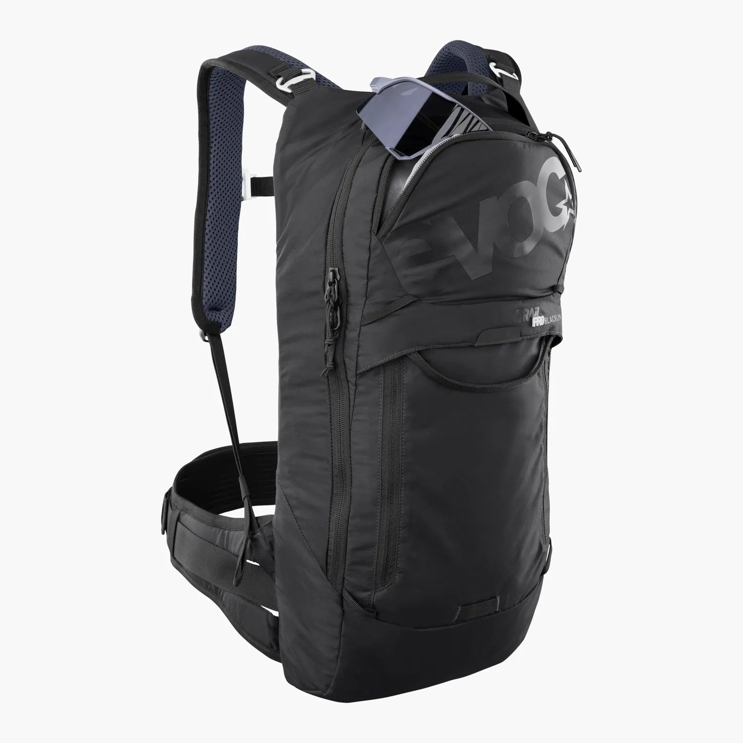 Evoc Trail Pro Blackline 10 rygsæk sort S/M protector
