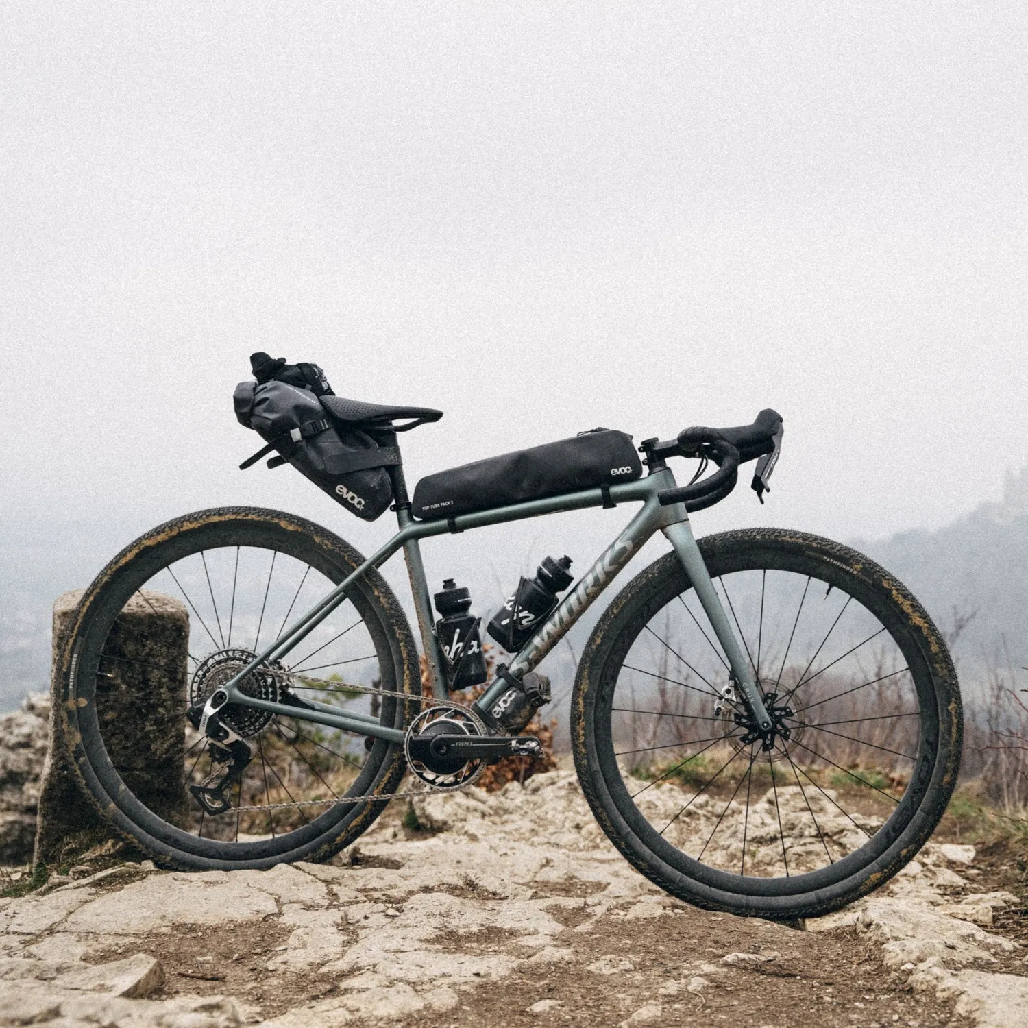 Evoc Top Tube Pack Ultra WP 2 steltaske sort