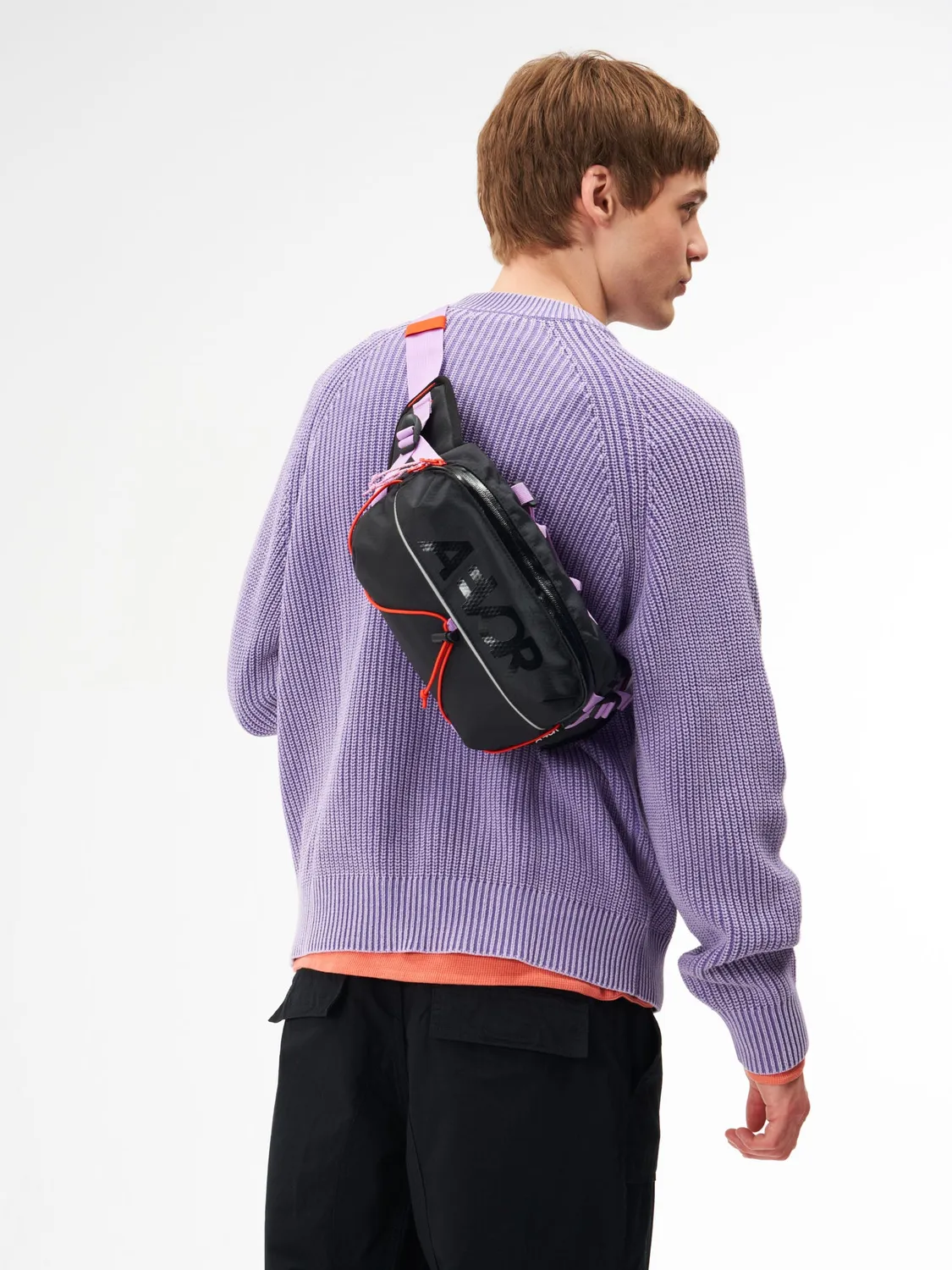 Aevor Bar Bag styr taske Dual Dip Violett Rush vandafvisende