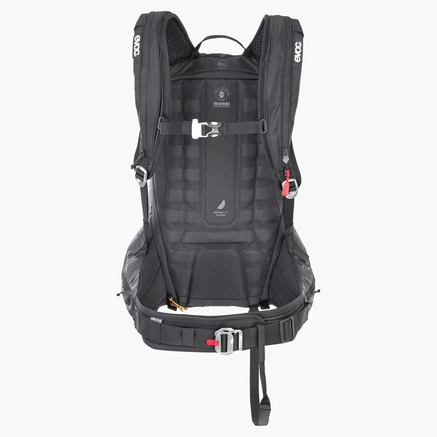 Evoc Line R.A.S. Protector 22 lavinerygsæk sort