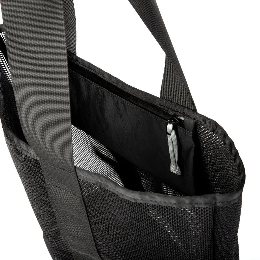 Inside Line Equipment Mesh Tote mulepose Black Mesh luftig