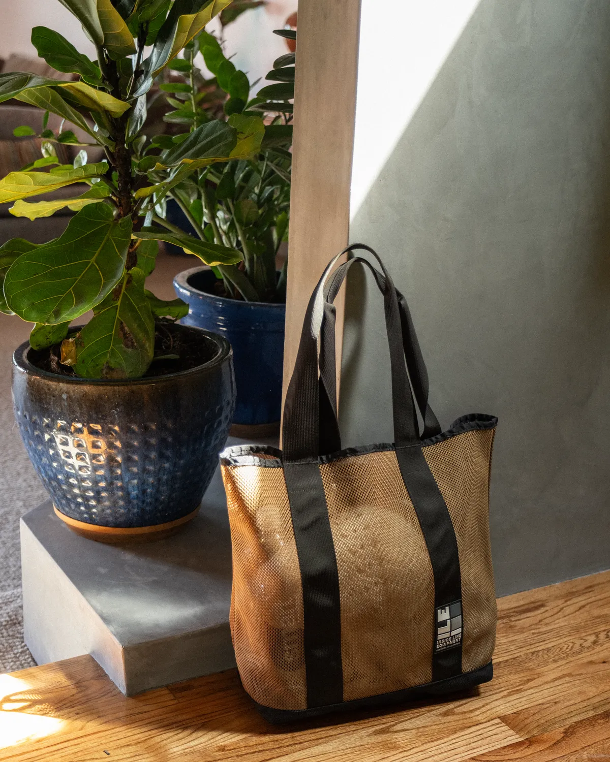Inside Line Equipment Mesh Tote mulepose Black Mesh luftig