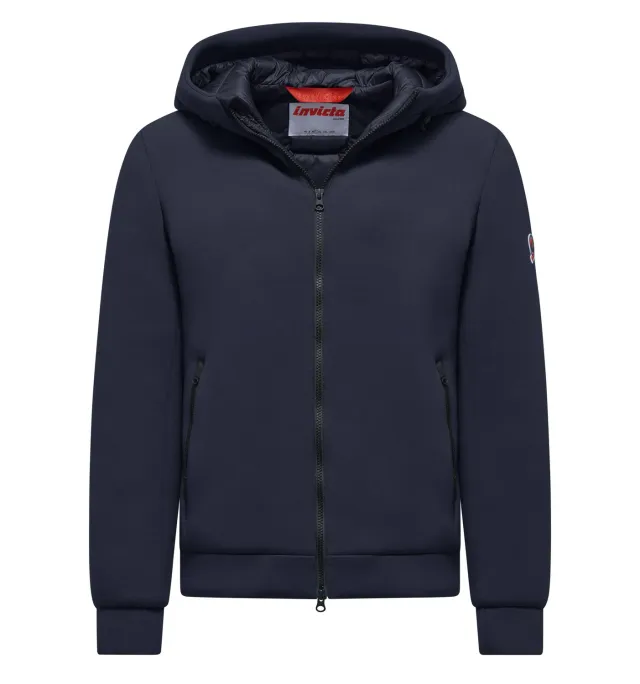 Invicta Spacer herrejakke hætte fleece sort 292