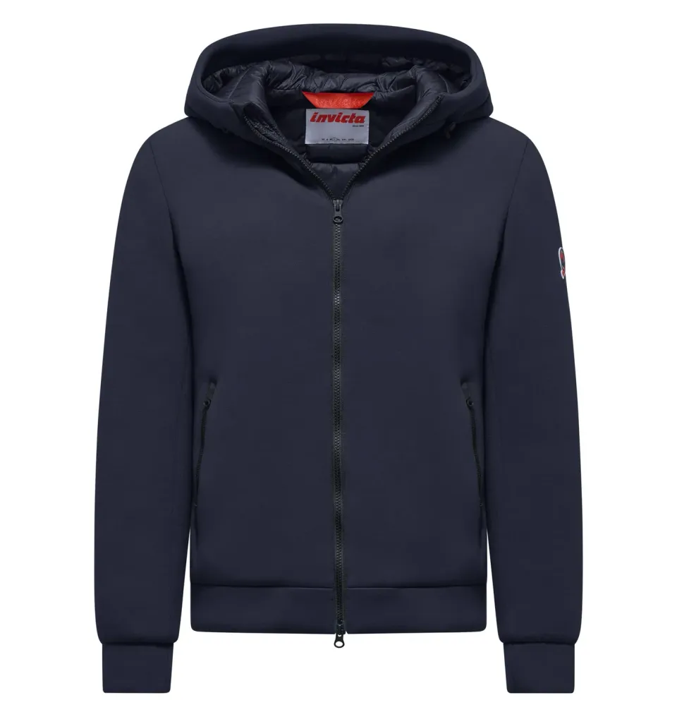 Invicta Spacer herrejakke hætte fleece sort 292