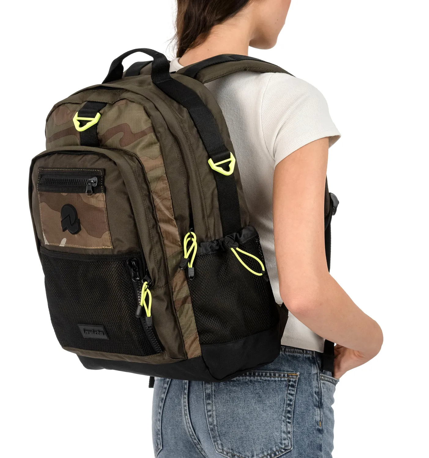 Invicta Freeact Camo rygsæk camo med pc-lomme