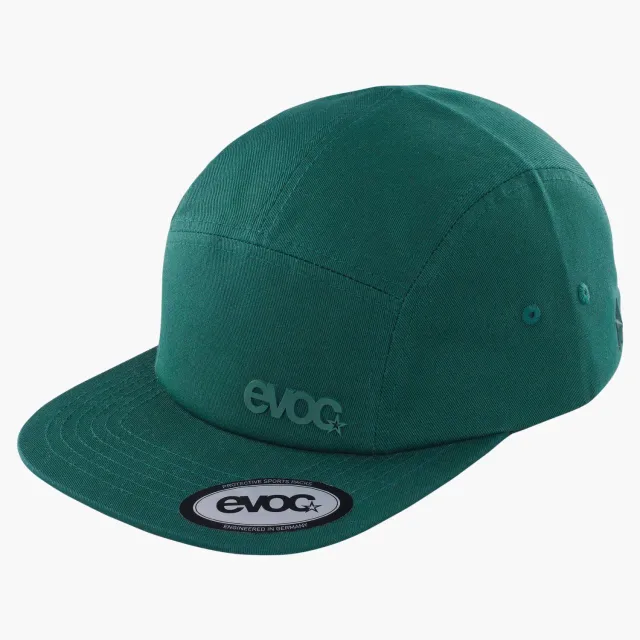 Evoc Five Panel Cap kasket bottle green justerbar