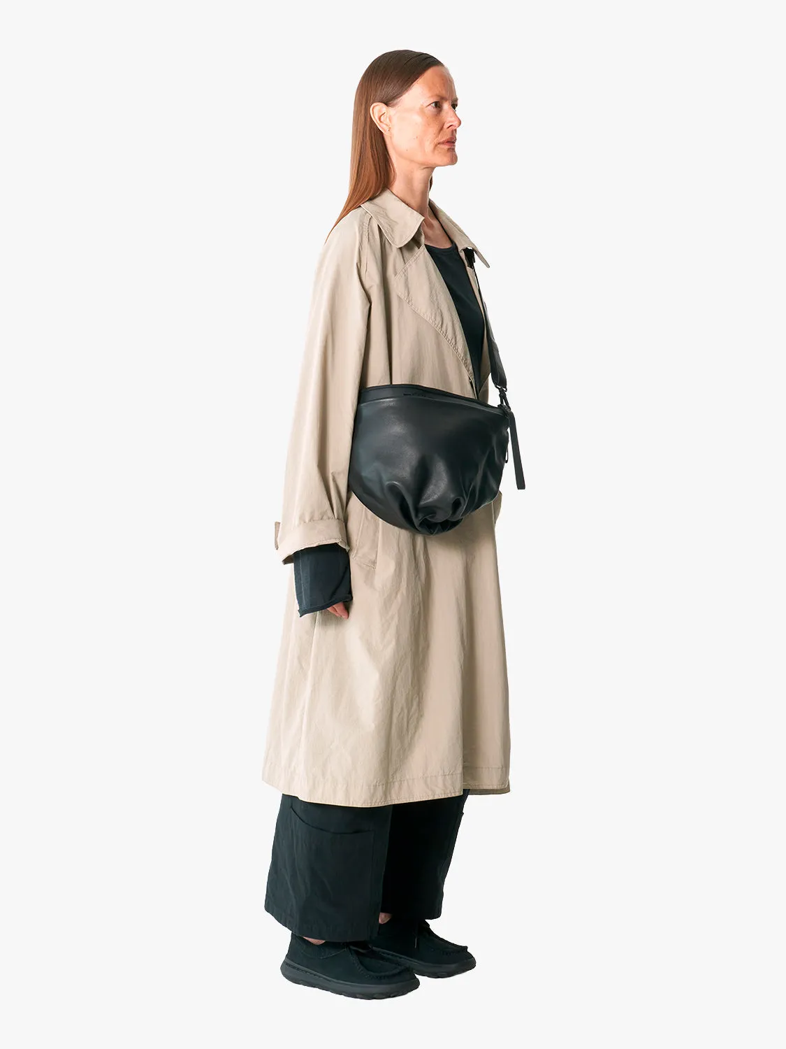 côte&ciel Orne Alias crossbody Black 6L læder