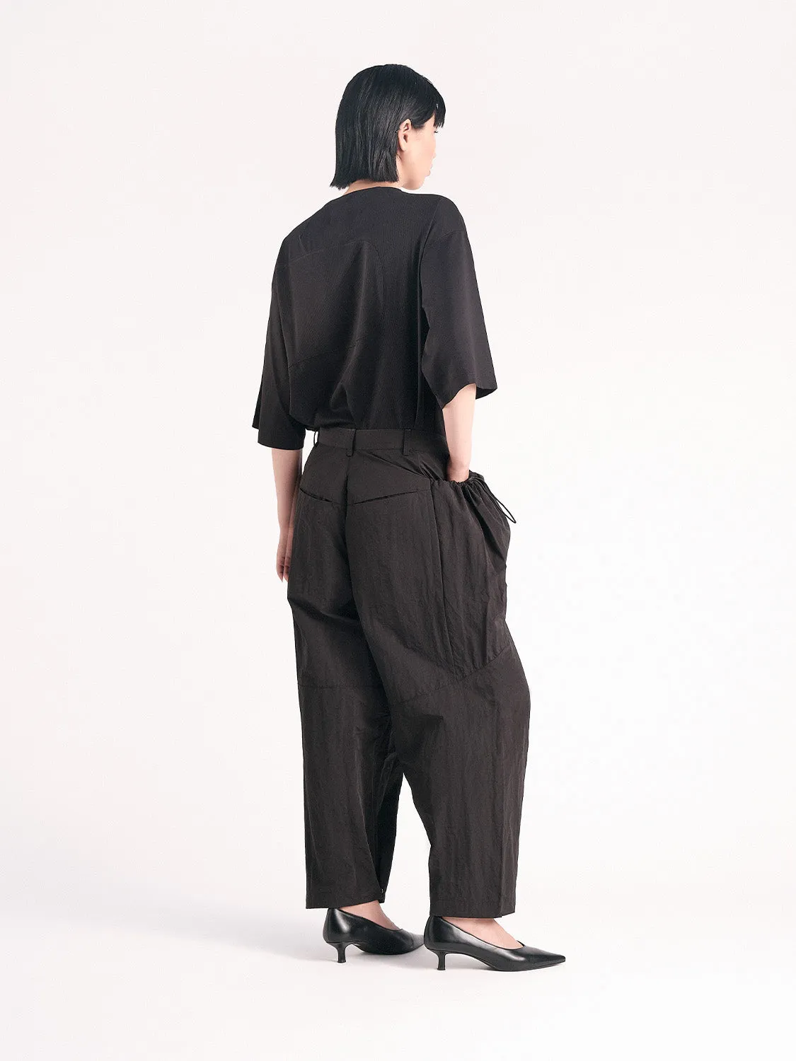 côte&ciel Coordinate Pants bukser sort polyamid