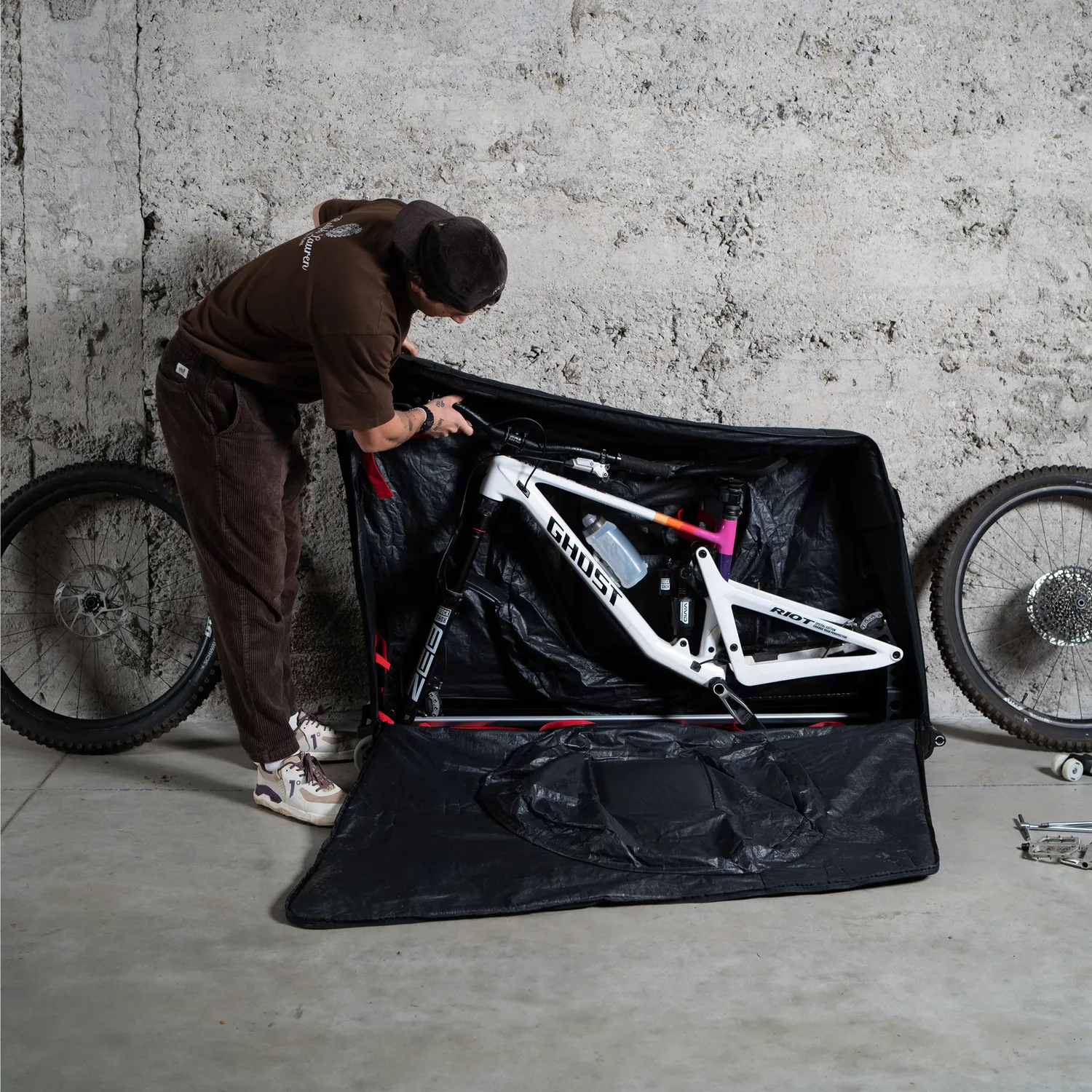 Evoc Mountain Bike Bag Pro cykelkuffert sort let