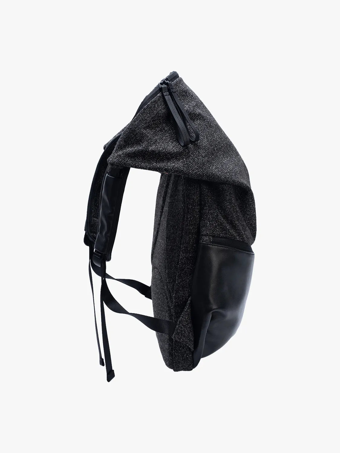 côte&ciel Nile M Split Tweed Alias rygsæk 26L grå