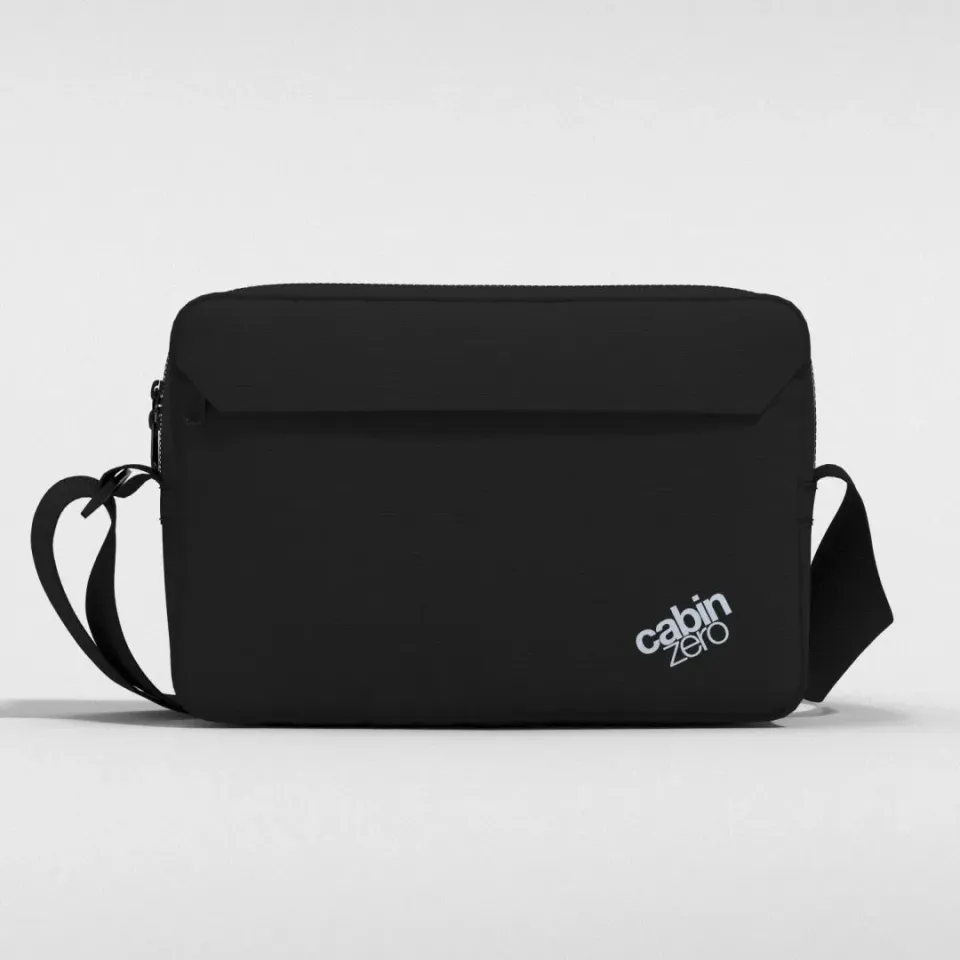 Cabin Zero Flipside 3L skuldertaske sort RFID 3 liter