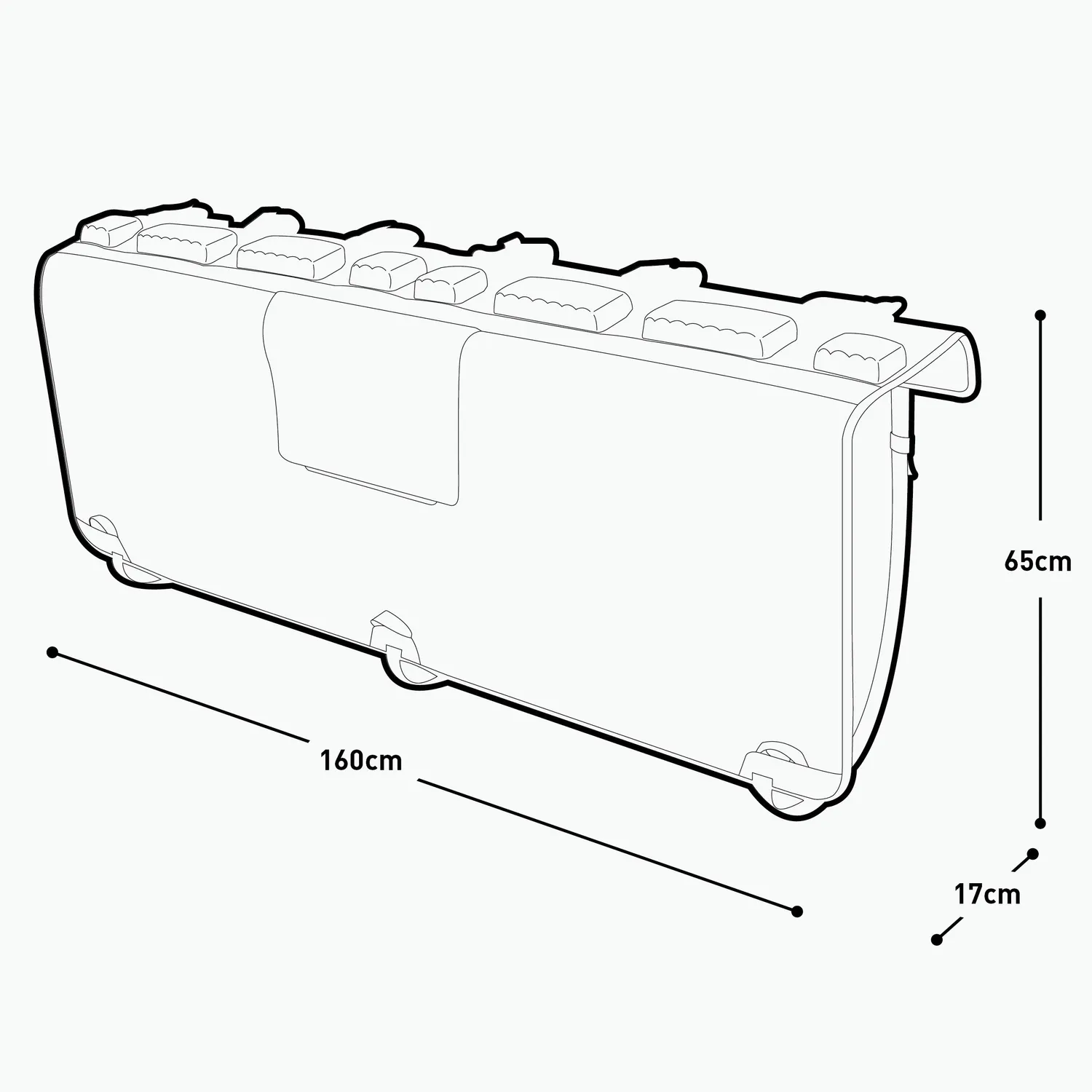 Evoc Tailgate Pad Curve pad sort M/L