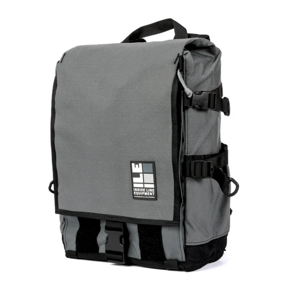 Inside Line Equipment Flaptop Mini rygsæk 21L Black Cordura laptop