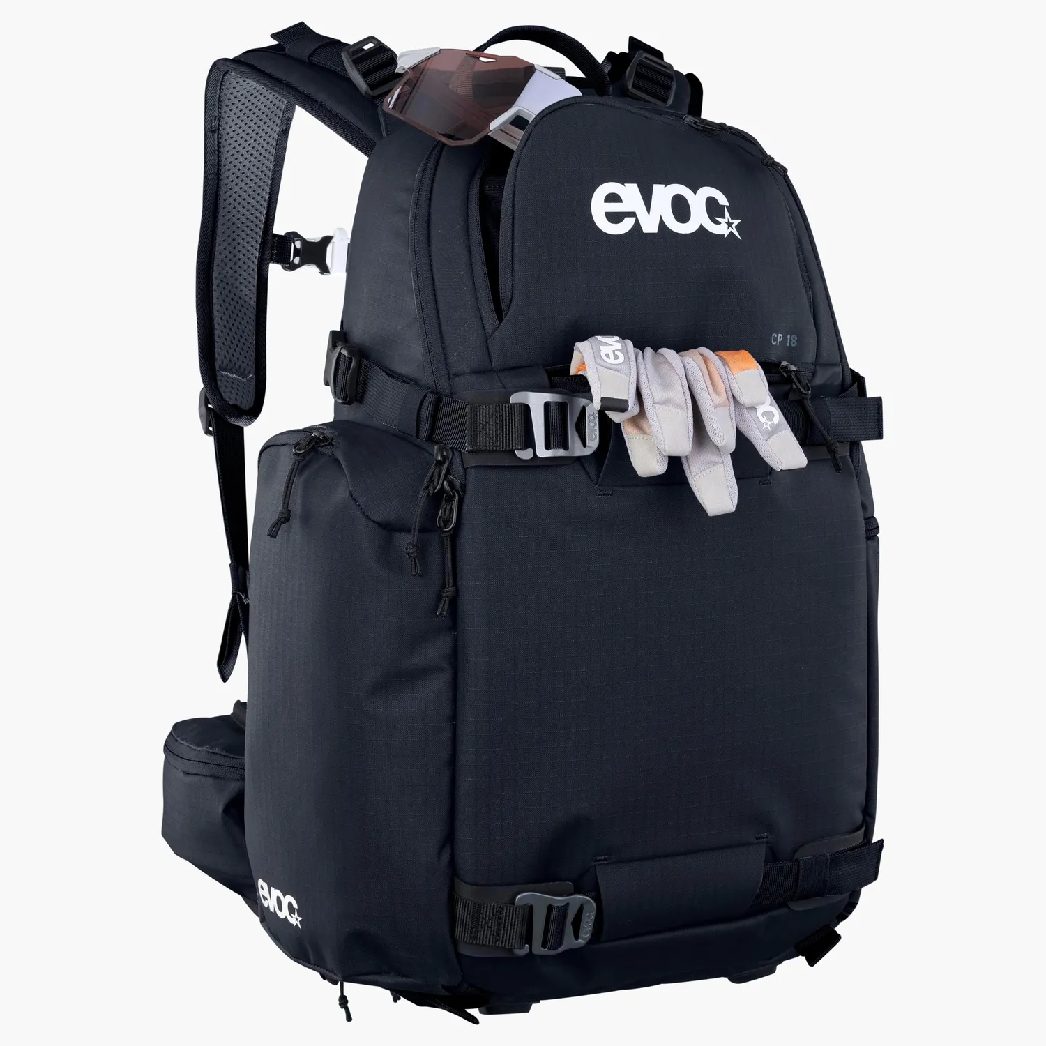 Evoc CP 18 kamerarygsæk sort 18 liter